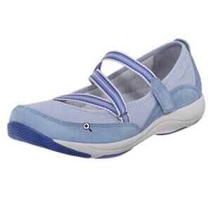 Dansko Blue Hazel Suede Mary Jane